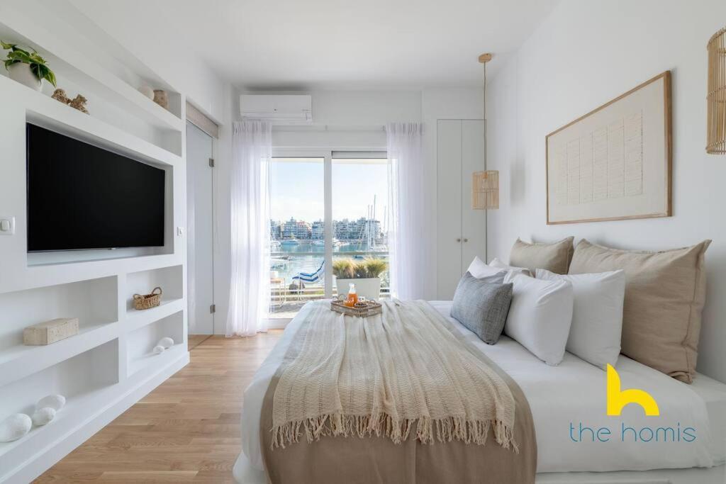 Daire Marina View Haven - King Beds And Cosy Fireplace Pire